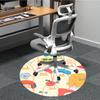1pc Duck Pattern Chair Carpet for Office Non-Slip Mat for Office - Decorative Floor Mat  Yy251030198