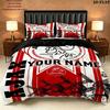 Custom Afc Ajax Bedding Quilt Set Quilt Cover Pillowcase Home Decoration Birthday Gift (1 * duvet cover + 2 * pillowcase, without core)