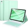 iPad 9.7/Air 2 Magnetic Bluetooth Keyboard Protective Leather Case with Pen Slot