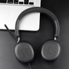 SOULWIT Ear Pads for Jabra Evolve2 65, Evolve2 40, Elite 45h - Cushioned - Black