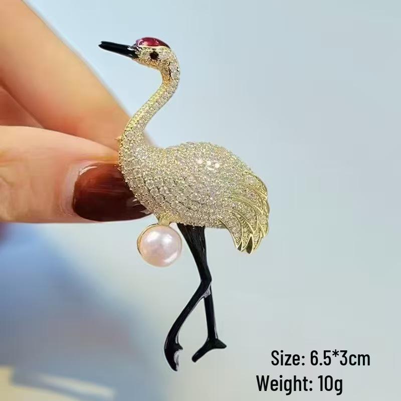Elegant Luxury Brooch: Versatile and Exquisite Pin for Suit Jackets - Japanese and Korean Inspired Design