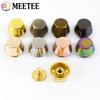 5/10/20Pcs Meetee Metal Nails Buckle Handbag Bottom Protecting Feet Bucket Shape Flat Studs Screw Rivets Bag Leather Accessories