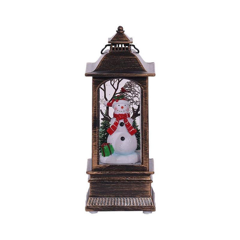 Christmas Retro Lantern Desktop Art Vintage Crafts Office Desktop Decoration