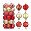 2025 Merry Christmas Balls Ornaments Xmas Tree Ball Hanging Pendant for Navidad New Year Home Party Decoration Festival Supplies