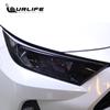 2 Pcs Car Headlight Protective Film Vinyl Protection Car Goods Black TPU Sticker For Toyota RAV4 XA50   2022