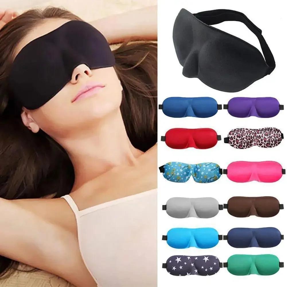 Eye Mask for Sleeping 3D Contoured Cup Blindfold Concave Molded Night Sleep Mask Block Out Light with Women Men