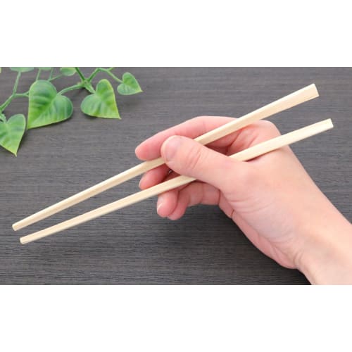 Yoshii Shoji Japanese-Made Cypress Genroku Chopsticks, 21cm, 50 Pairs, Poly Bag, Kaiseki Style, Restaurant Use, YOS-041