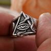 Best Sell Vintage Octopus Eyes Design Thai Silver Ladies Ring Wholesale  For Women Christmas Gifts Never Fade