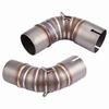 Motorcycle Exhaust Middle Pipe Link Connect for CB1000R 2008‑2017
