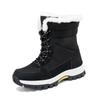 Snow Boots Women'S Winter Velvet Thickened Northeast Cotton Shoes Waterproof And Non-Slip Outdoor Skiing Outdoor Medium Tube Cold-Proof Boots