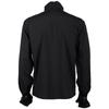 Gothic Ruffled Stand Collar Men's Long Sleeve Tie Shirt with Pleated Cuffs