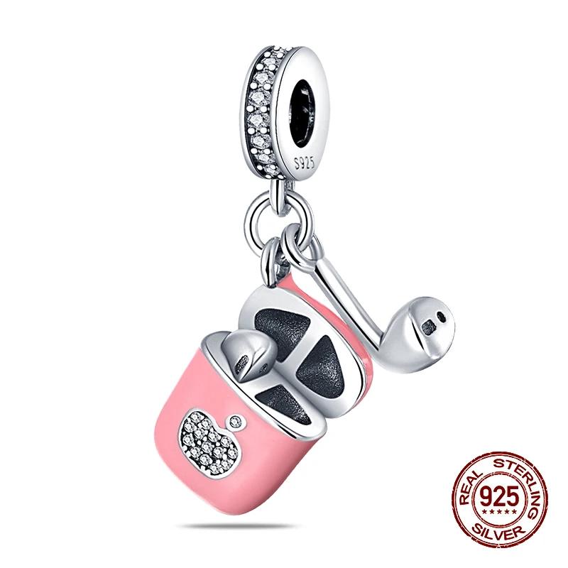 Music Lovers Earphone Tapeguitar Sax Musical Charms Beads Fit Copper Bracelets Diy Jewelry Women Party Gift