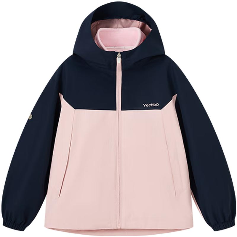 YEEHOO Kids  3-in-1 Detachable Hooded Jacket 130