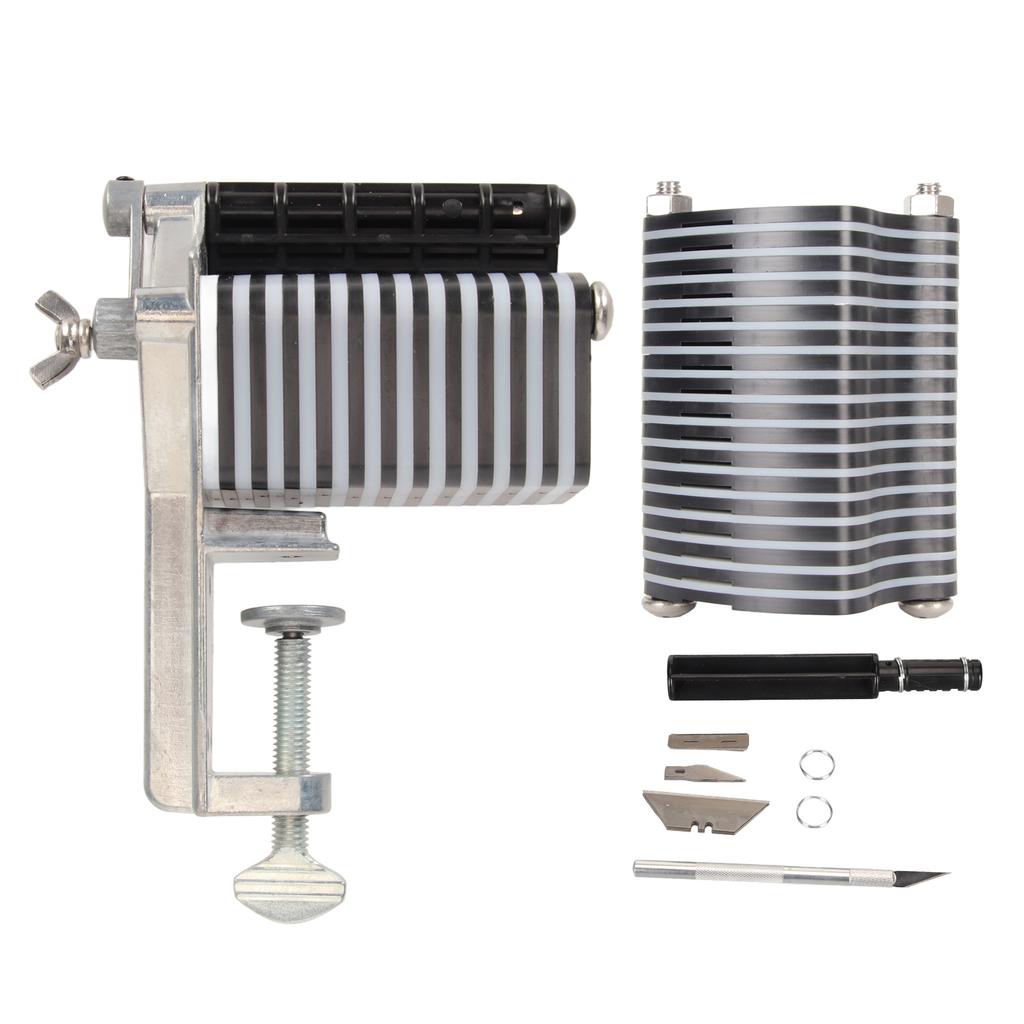 Leather Table Top Lace Cutter High Strength Metal Easy Operation Leather Lace Stripper for Fringe