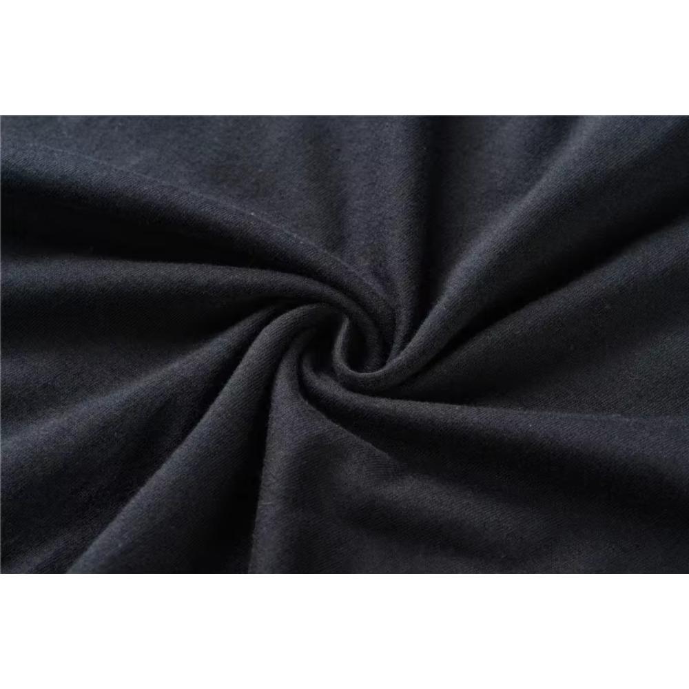 Plus Size Casual T-shirt Women's Plus Slogan Print Short Sleeve Round Neck Medium Stretch T-shirt