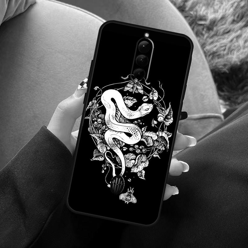 

Fashion Snake Flower Case For ZTE Nubia Red Magic 10 Air 8 8S 9 9S 10S 11 Pro Plus 5G 6R 7 6 7S 6S Pro Back Cover RedMagic 10 Pro Plus
