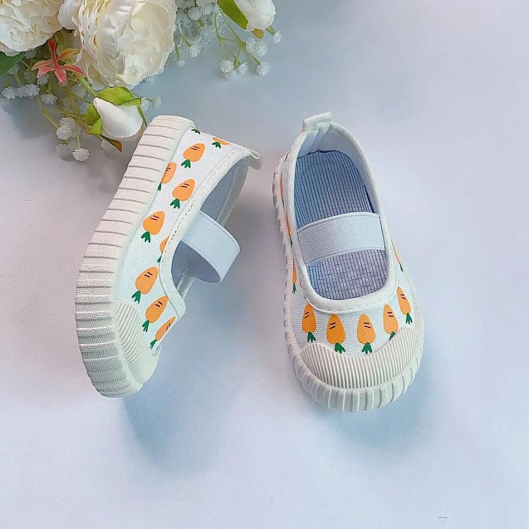 

Baby Girl Spring Autumn New Kids Canvas Shoes Children Casual Sneakers Cartoon Style Soft Bottom First Walkers Shoes 21