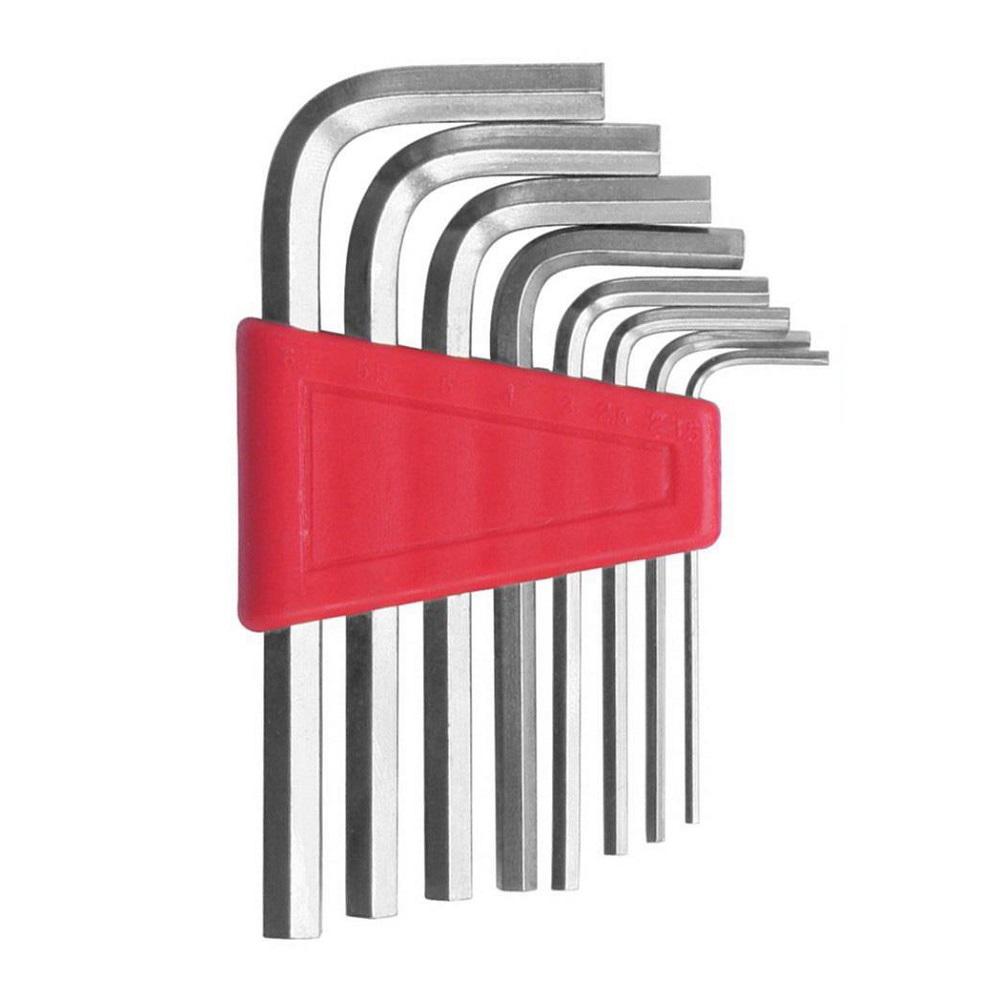 Short Arm Wrench Set Power Tool Accessory DIY Wrench Kit Metric Hex Wrench Set Tight Space Access 8 Different Sizes