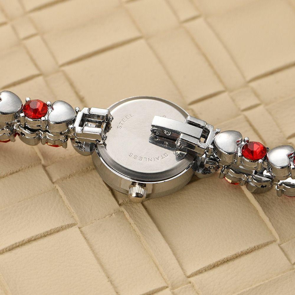 Steel Strap Luxury Wrist Watches Round Small Dial Quartz Watch Womens Quartz Wristwatch  Girls Gift