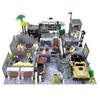 Building Blocks MOC Military Training Camp Outpost Shooting Range DIY Assembling Small Particle Building Blocks Scene