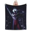 ULTRAMAN Plush Blanket Children  Flannel Throw Blanket For Couch Chair Soft Design Quality Bedspread Gift