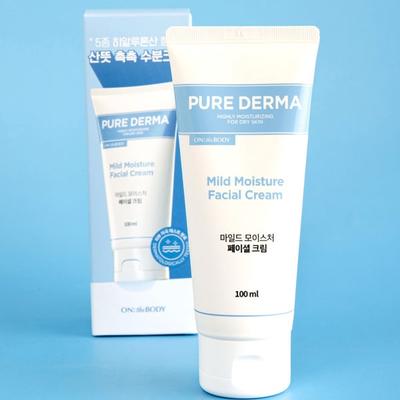 On The Body Pure Derma Milde Feuchtigkeits-Gesichtscreme 100 ml