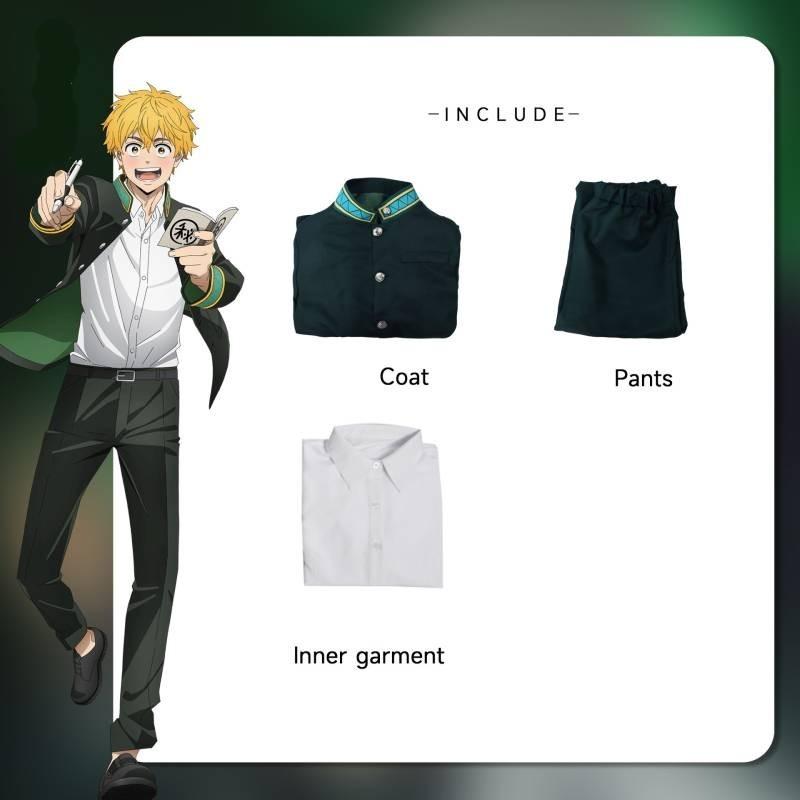 Polyester Windproof Windbreaker Cosplay Outfit With Accessories