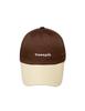 Tueseupis Two-Tone Ball Cap (Brown-Beige)