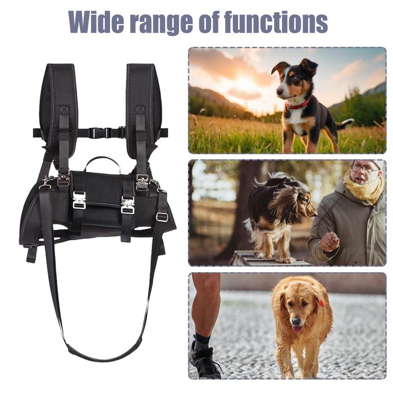 Dog Lift Harness Puppy Walking Aid Support Multi-Functional Shock Absorbing Dog Lift Harness for Training Recovery Puppy Elderly