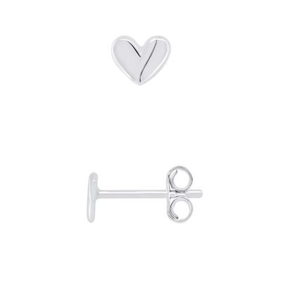 Earrings - LÉA &; ARTHUR - HEART - 925 Sterling Silver - Stroller System - Children
