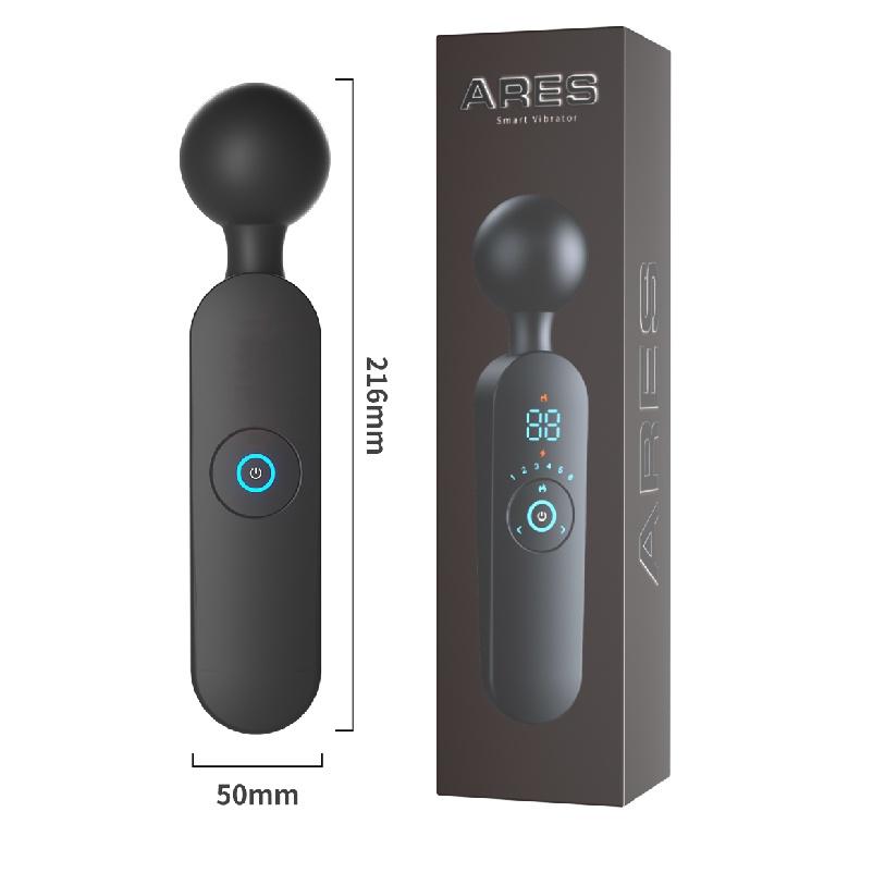 AV Intelligent Heating 6-speed Adjustment Masturbator Vibrator Stick for Women Sextoy Magic Wand Clitoris Stimulator