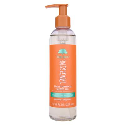 Tree Hut Feuchtigkeitsspendendes Rasieröl Mandarine 7,7 fl oz Gel-zu-Öl-Formel ultra-feuchtigkeitsspendende Barriere Haftung glatt geeignet alle Hauttypen