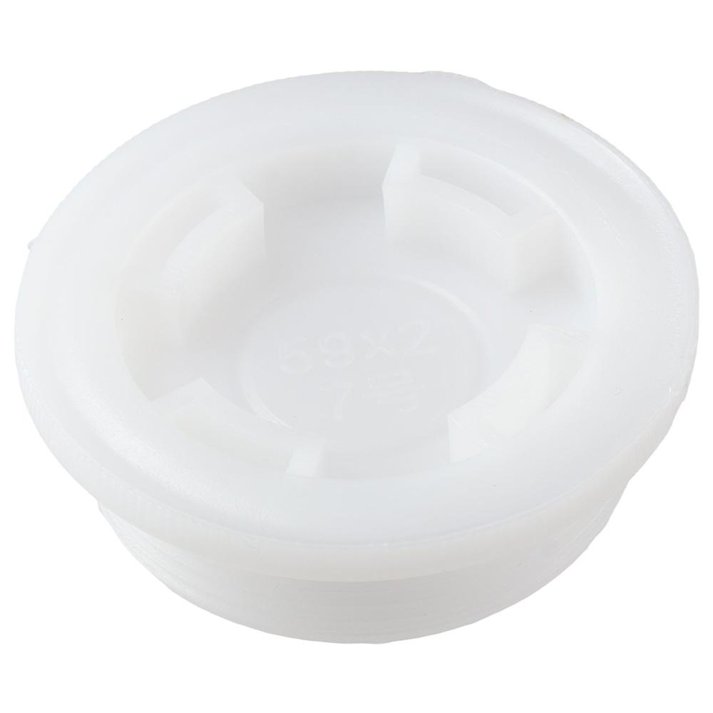 5KS 2palcové zátky Bílé Poly Hrdlo Odolné proti neoprávněné manipulaci 2” Poly Zátka Plastový Sud