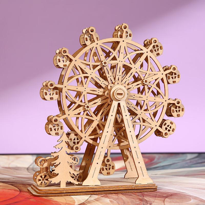 3D Wooden Ferris Wheel Puzzle