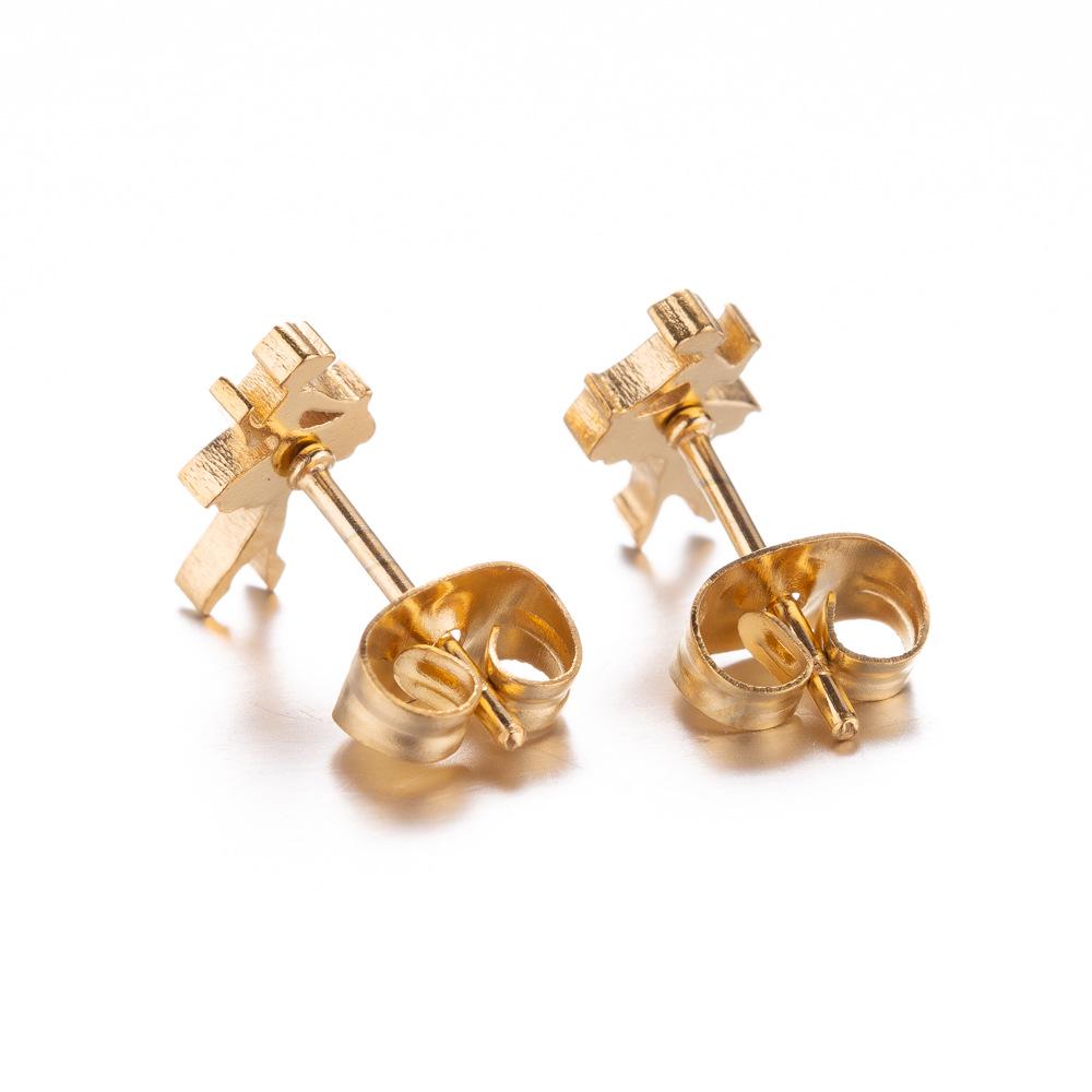 Ballet Girl Christmas Mini Stud Earrings - Cute and Sweet Jewelry for Little Girls