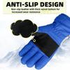 Non-slip Thicken Warm Windproof Waterproof Children Ski Gloves Long-sleeved Mitten Snow Snowboard