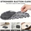 1pc Silicone Foot Scrubber with Suction Cup, Hypoallergenic Non-Slip Deep Cleansing Foot Massager for Shower, Unscented Manual Exfoliating Foot Brush