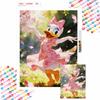 Daisy Duck In Floral Dress Diamond Painting Full Diamond Art Kit Handmade Diy Home Decoration Gift
