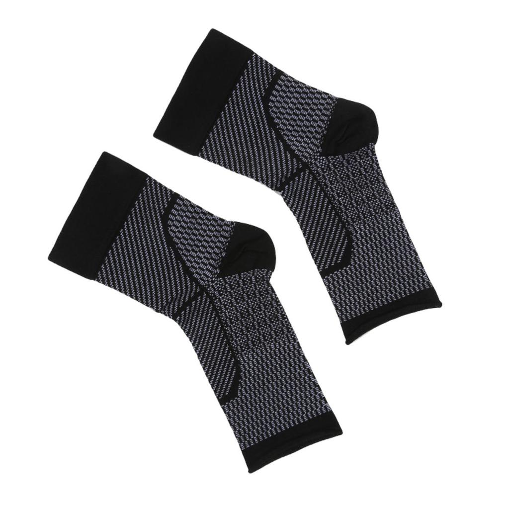 1pair Sports Ankle Support Brace Socks Tendonitis Plantar Fasciitis Joint Pain Relief Compression Socks Ankle Protection Sleeve for Men Women