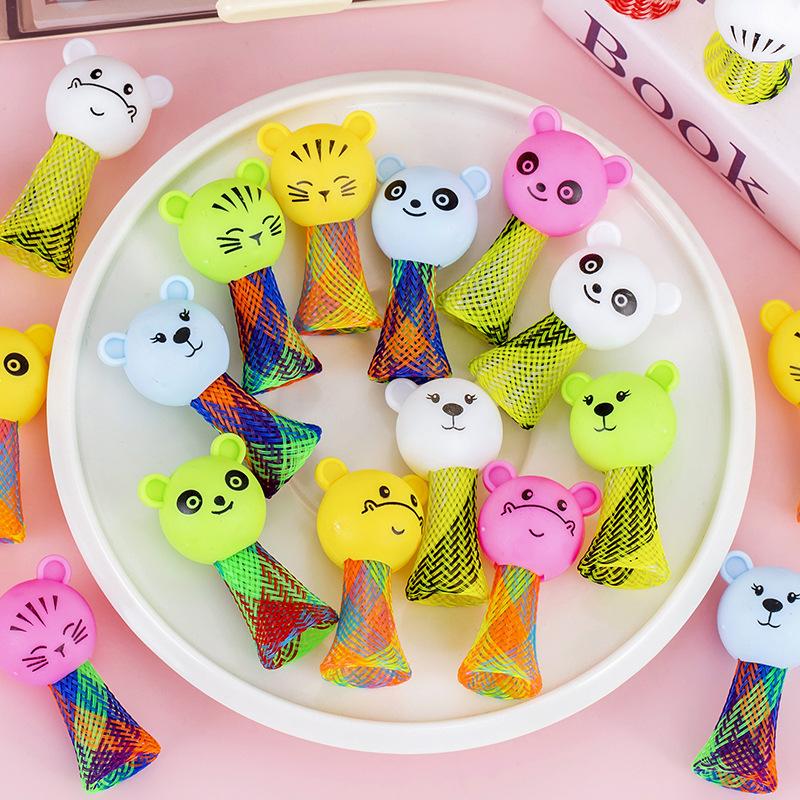 10/20Pcs Bouncing Elf Cartoon Mini Animal Jumping Doll Games Toys for Kids Birthday Party Favors Goodie Bag Baby Fillers Gift