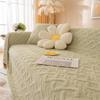 Longchan Plush Sofa Cover - Quilted Diamond Pattern