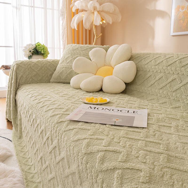 

Warm Diamond Plush Sofa Cover