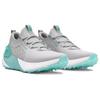 Under Armour Phantom Golf Abrasion Resistant Low top Golf Shoes Women's Gray Green Sneakers 3027090-101
