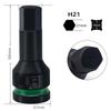 Zeskant Bit Socket Adapter T25H10-H36 voor 3/4 Inch Aandrijving Voor Slagmoersleutel met Verhoogde Sterkte door Geïntegreerde Constructie