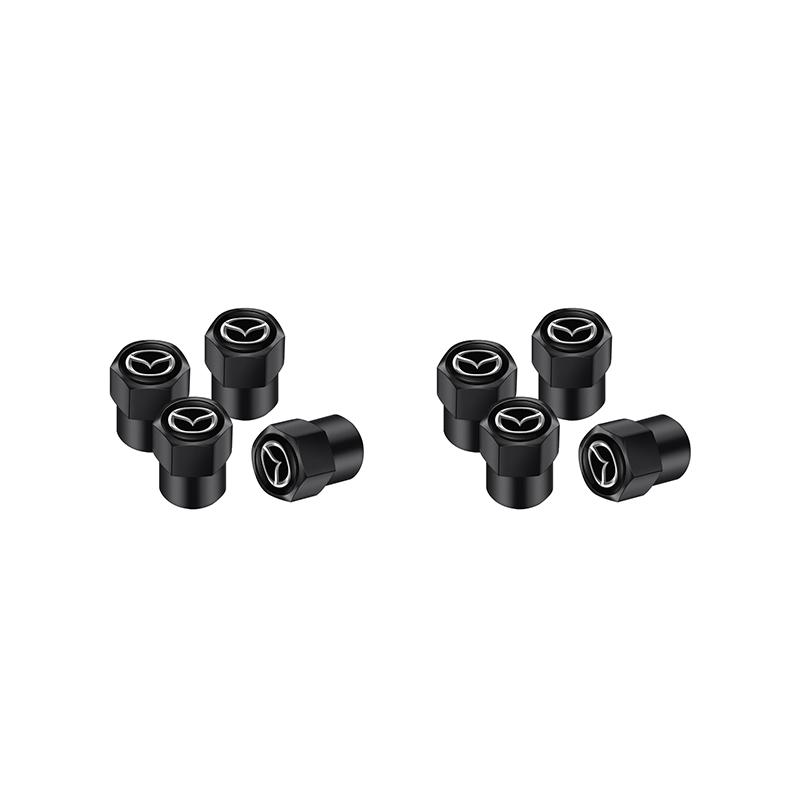Metal Auto Tire Valve Stem Caps Wheel Dust Covers For Mazda 2 3 6 Atenza Axela CX3 CX5 CX7 CX30 CX50 CX60 CX90 MX5 MX30 RX j1