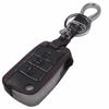 jingyuqin Leather Key Case Key Cover For Volkswagen VW Golf 7 GTI R MK7 Tiguan 2017 For Skoda Octavia A7 For Seat Leon Ibiza Key