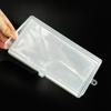 100 Pieces Portable PP Reusable Paper Money Pocket Replacement Oilproof Transparent Cash Album with Storage Case Holders