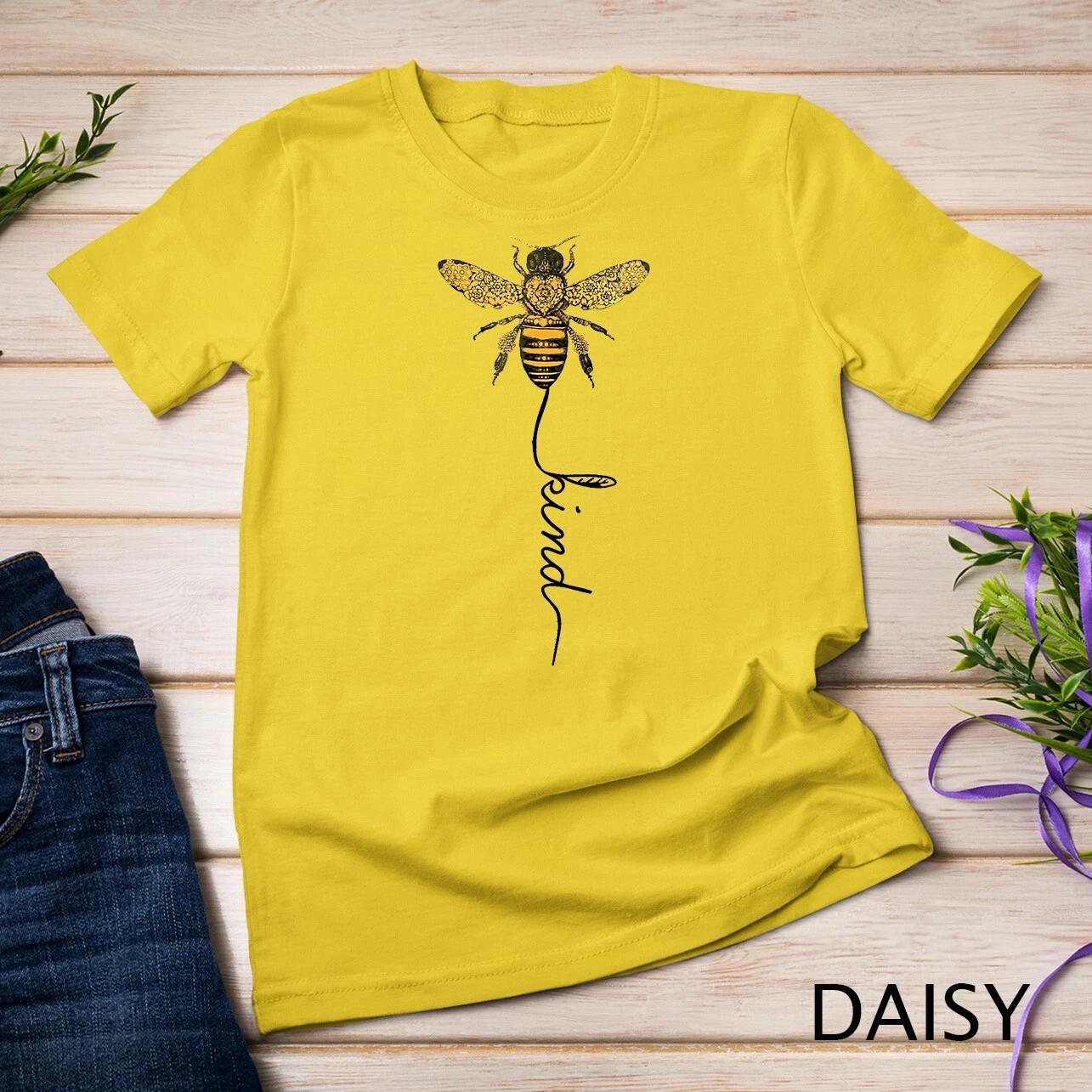 Cool Bee Kind Be Kind T Shirt Gift for Women Men Unisex T-shirt XL