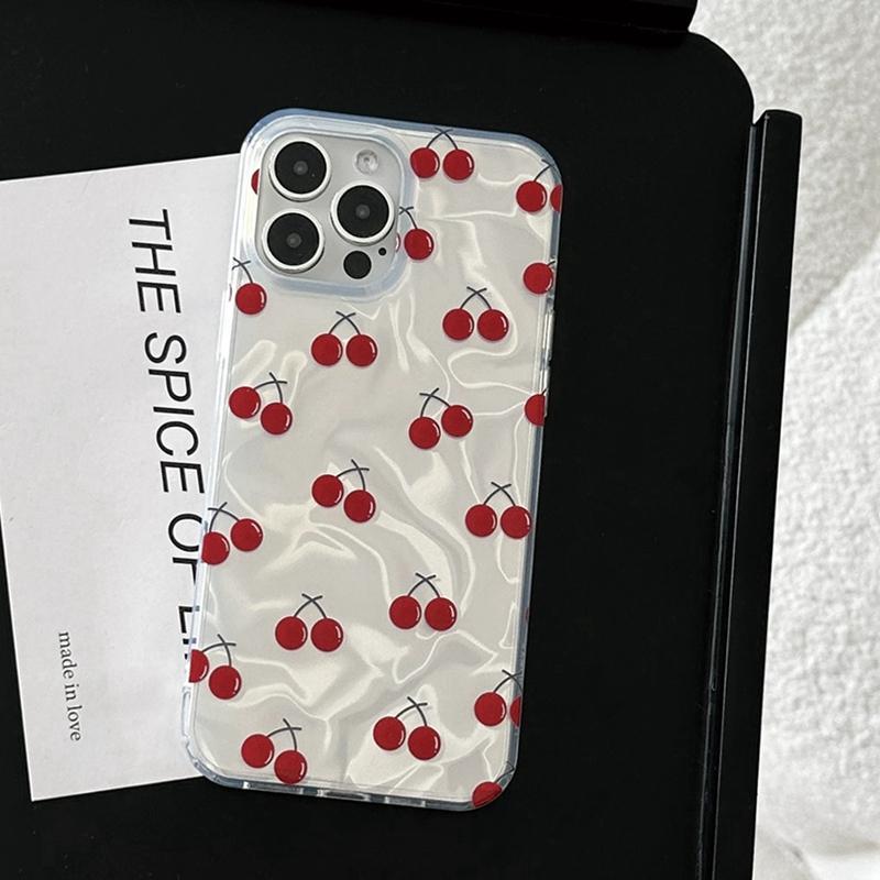 Pink Cherry Bow Girls Women Case For Samsung Galaxy A56 A16 A26 A36 A06 A55 A35 A25 A15 A54 S24 S25 Plus Ultra S22 S23 FE Cover