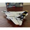 Diecast 1/100 Scale USAF F-14A Tomcat Combat Aircraft VF-84 Pirate Flag F14 Alloy Model Collection Toy Gift